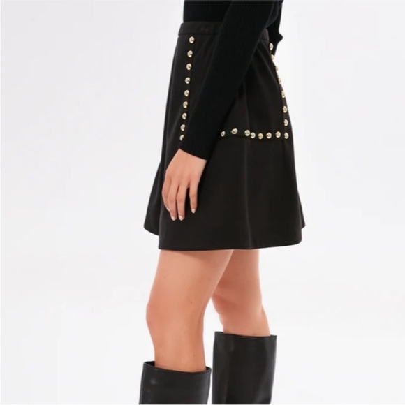 Tuckernuck Black Skirt with Pearl Details - Picture 4 of 15